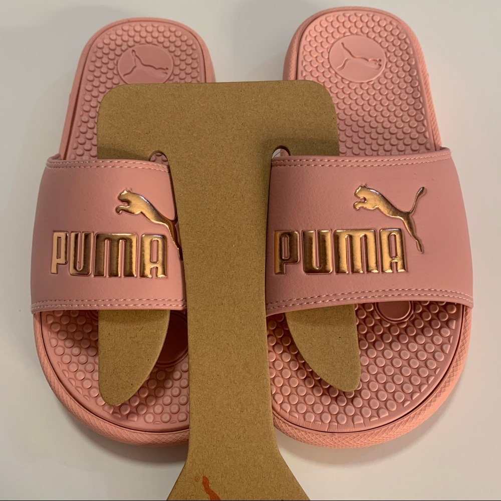 PUMA Unisex-Child Cool Cat Slide Sandal Size:3C